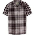 thumbnail image 1 of Ecko Unltd. Mens One Pkt Ss Core W/ Chambray Button Up Shirt, Red, X-Small, 1 of 1