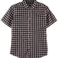 thumbnail image 1 of Ecko Unltd. Mens Plaid Ss Button Up Shirt, Red, X-Small, 1 of 1