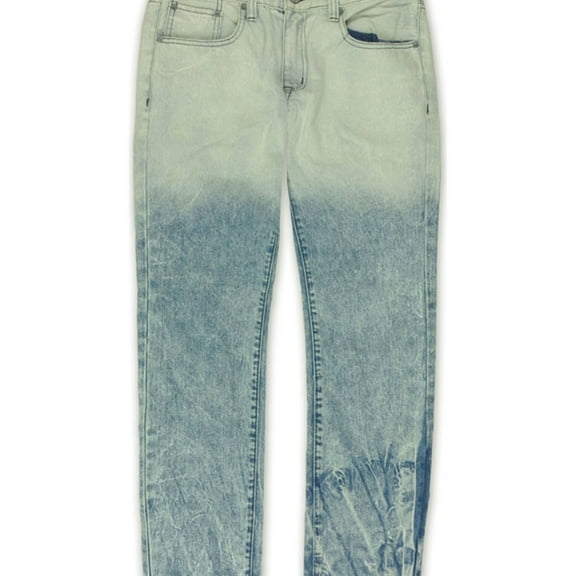 Ecko Unltd. Mens Roxy Wash Faded Denim Slim Fit Jeans, Blue, 28W x 30L