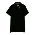 thumbnail image 1 of Ecko Unltd. Mens Slim Fit Pique Rugby Polo Shirt, Black, Small, 1 of 1