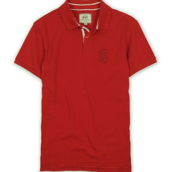 Ecko Unltd. Mens Slim Fit Pique Polo Shirt, Red, X-Small