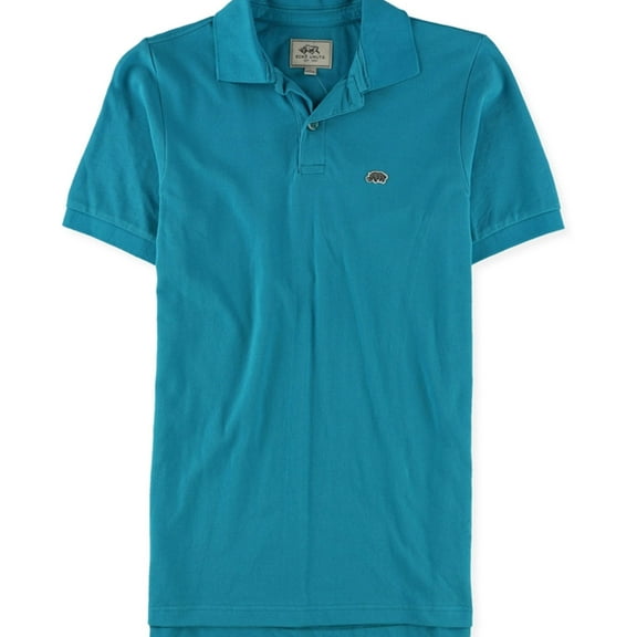 Ecko Unltd. Mens Wallburner Solid Color Polo Shirt, Blue, X-Small