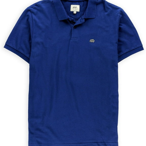 Ecko Unltd. Mens Wallburner Solid Color Polo Shirt, Blue, X-Small
