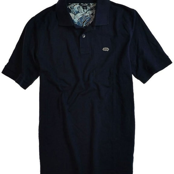 Ecko Unltd. Mens Wallburner Solid Color Polo Shirt, Blue, X-Small