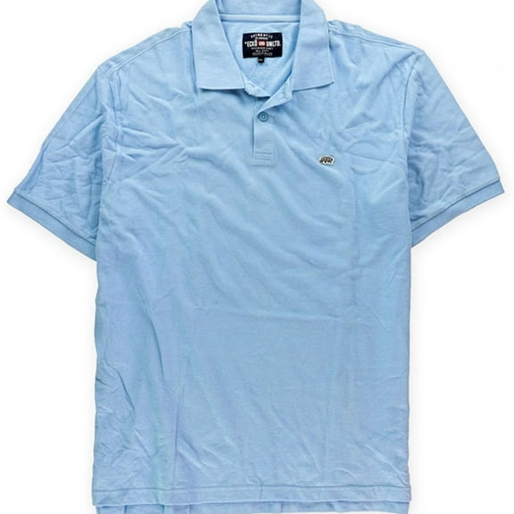 Ecko Unltd. Mens Wallburner Solid Color Polo Shirt, Blue, X-Small