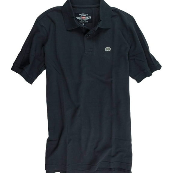 Ecko Unltd. Mens Wallburner Solid Color Polo Shirt, Blue, X-Small