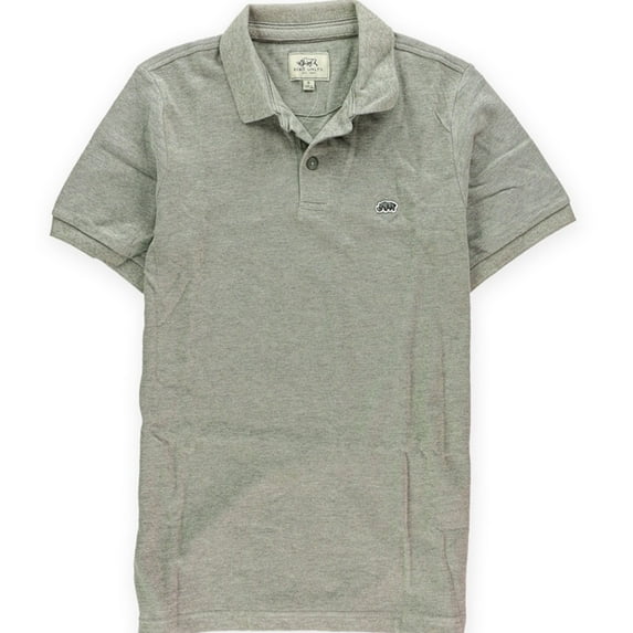 Ecko Unltd. Mens Wallburner Solid Color Polo Shirt, Grey, X-Small