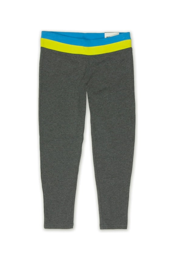 Womens Colorblock Yoga Pants, Grey, X-Small