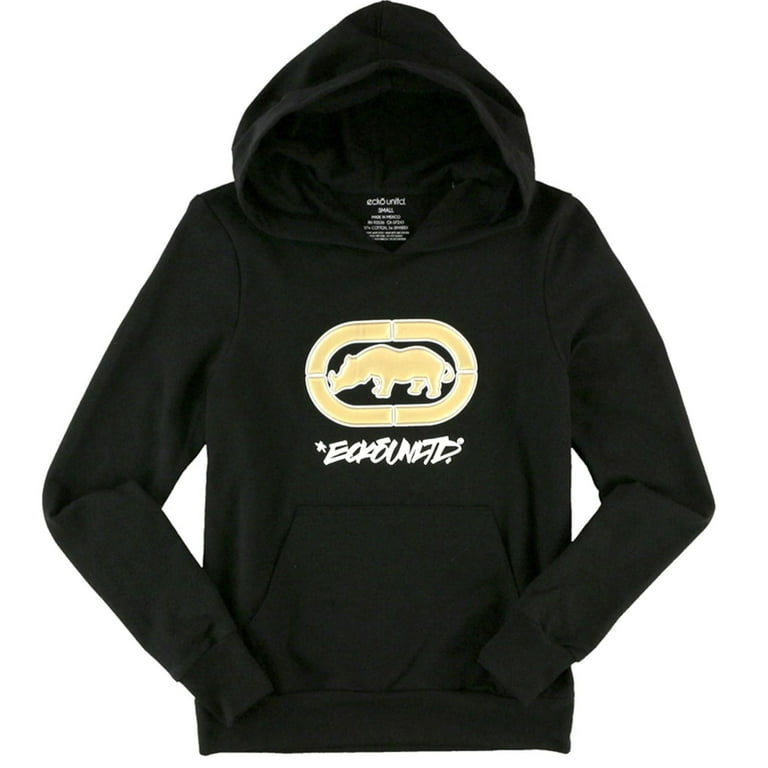 Ecko Unltd. Womens Fast track Hoodie Sweatshirt, Black, Medium