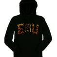 thumbnail image 1 of Ecko Unltd. Womens Leopard Pullover Hoodie Sweatshirt, Black, Medium, 1 of 2