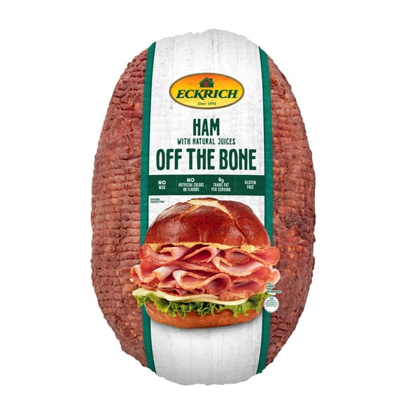 Eckrich Deli Ham Off the Bone, Deli Sliced