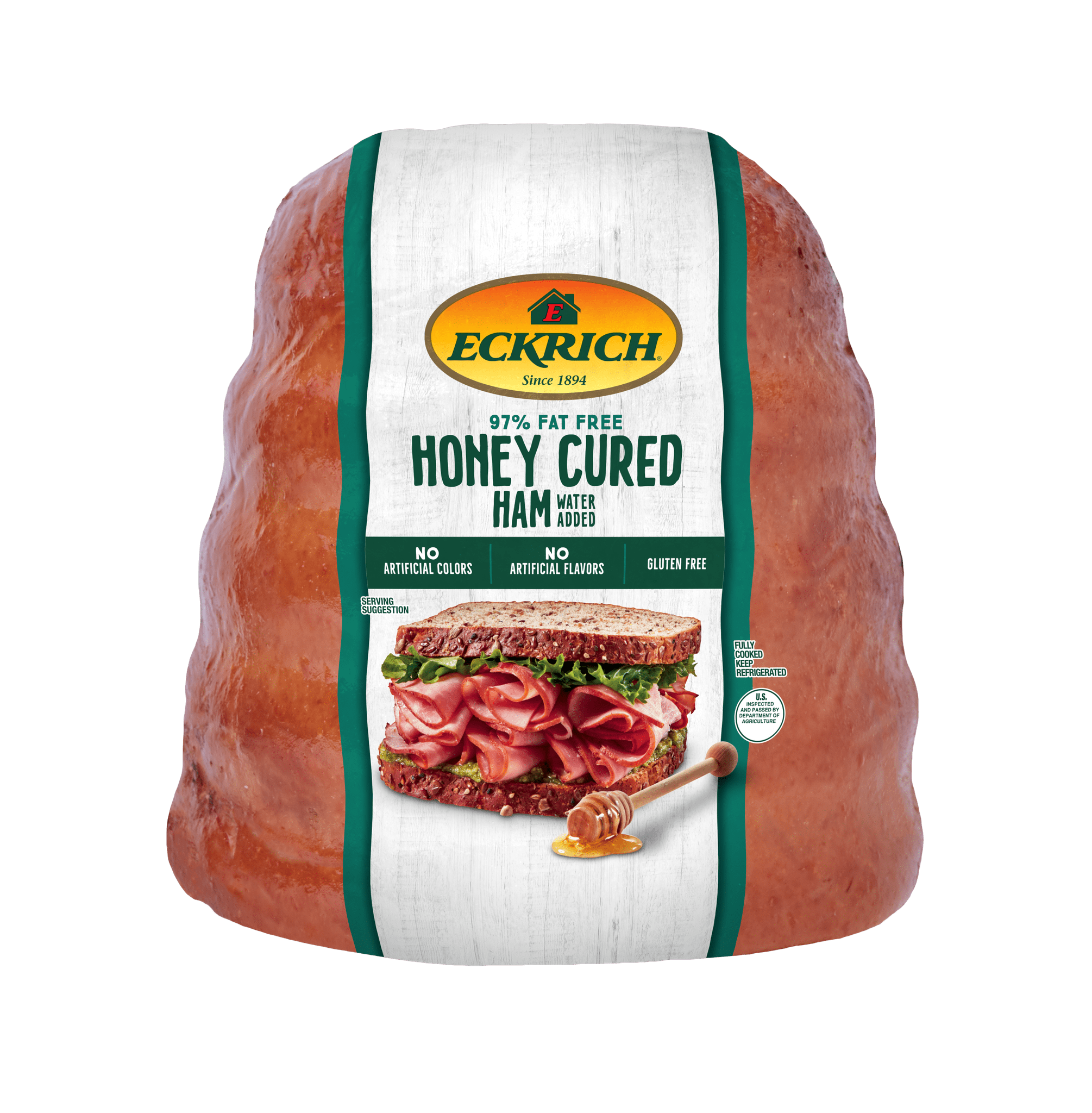 Eckrich Deli Honey Cured Ham, Deli Sliced