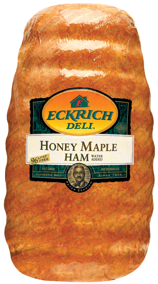 Eckrich Deli Honey Maple Ham, 96 Fat Free, Fully Cooked, Deli Sliced