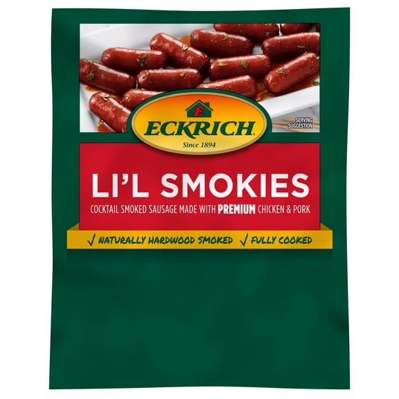 Eckrich Li'l Smokies Cocktail Smoked Sausage Links, 14 oz