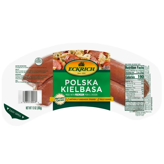 Eckrich Natural Casing Polska Kielbasa Rope, 13 oz