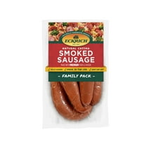 Eckrich Natural Casing Smoked Sausage Rope Family Pack, 39 oz