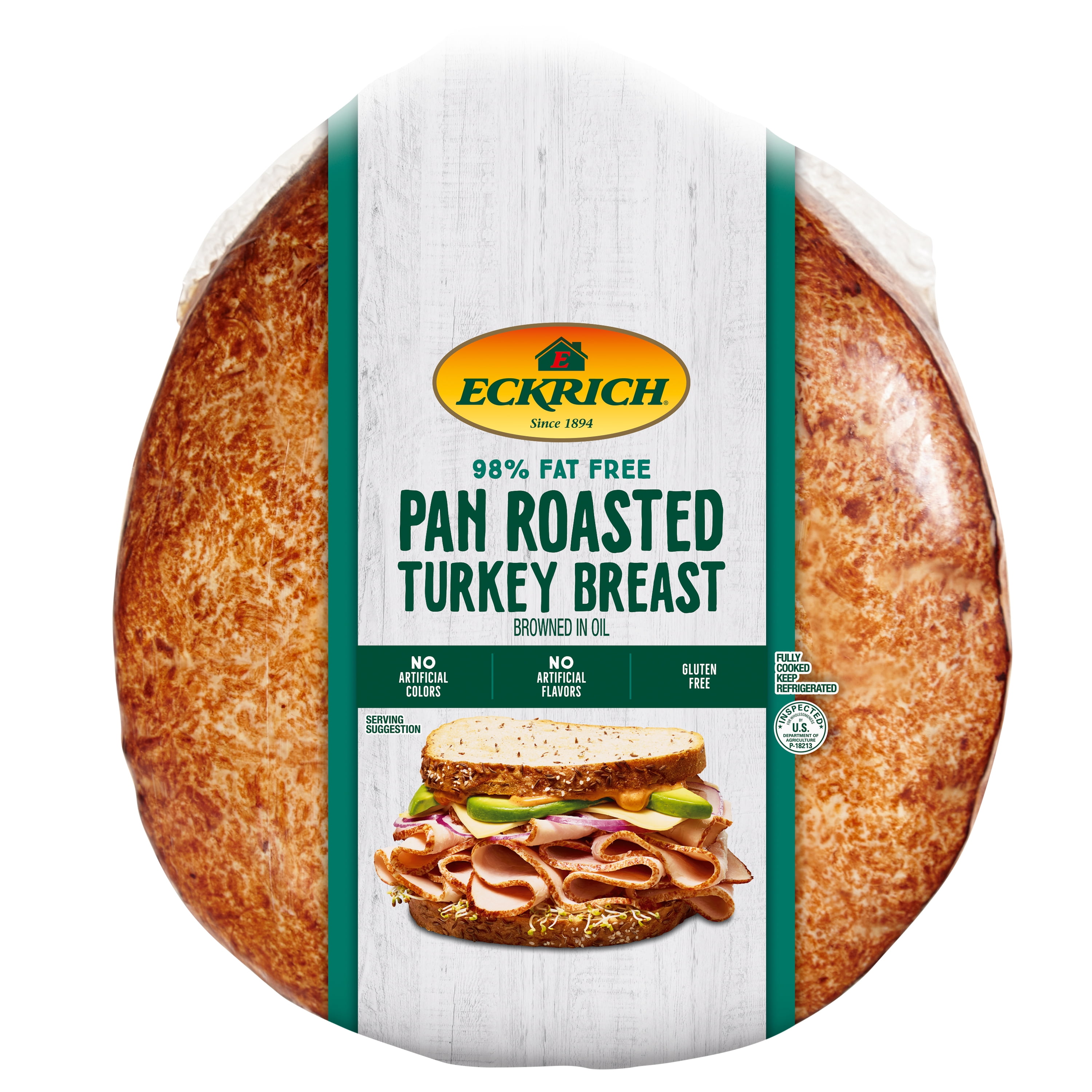 Eckrich Pan Roasted Turkey Breast, Deli, Sliced