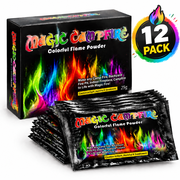 Eclaron 12 Pack Magic Campfire Color Changing Packets, Fire Color Packets for Fire Pits, Campfires, Fireplaces and Bonfires