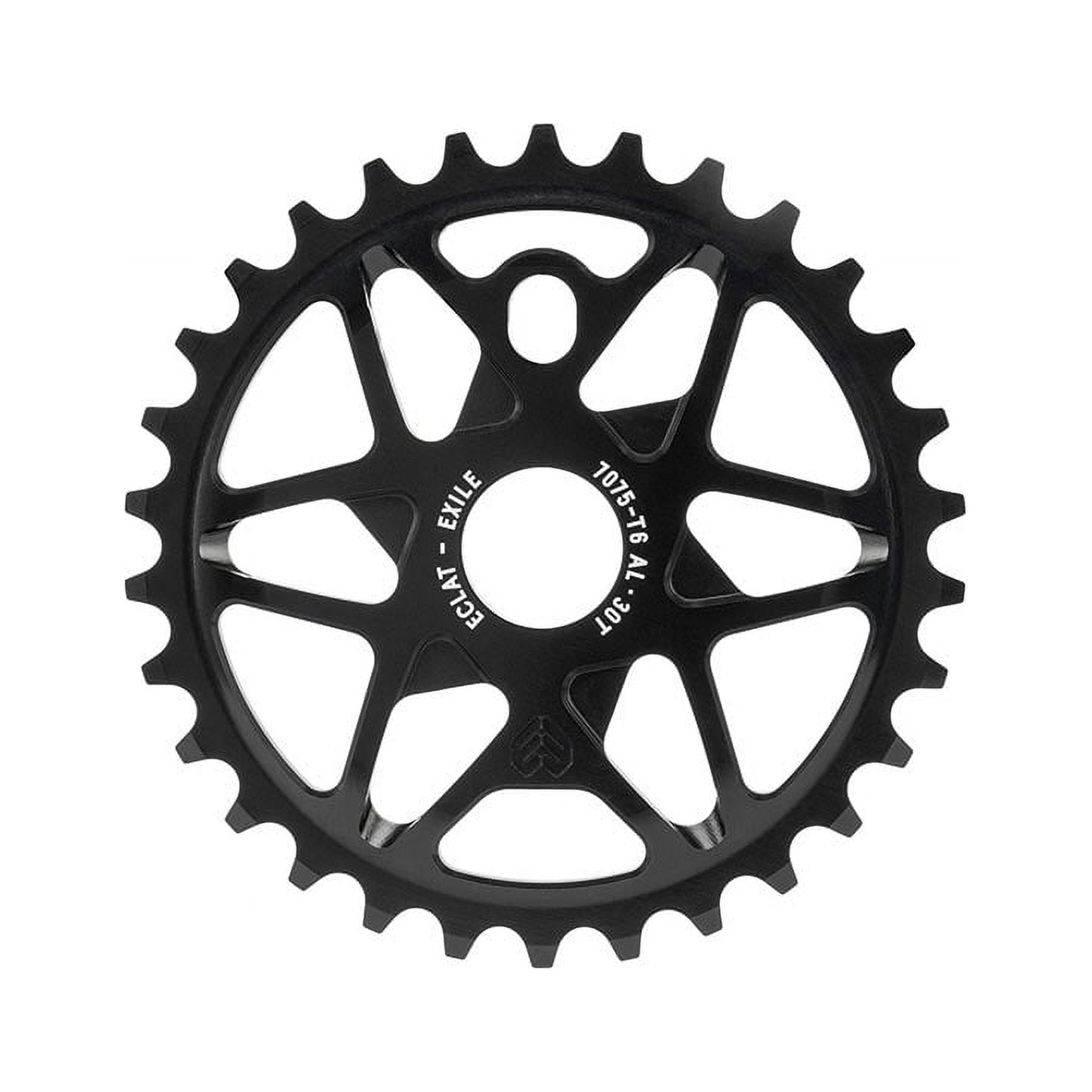 Eclat Exile Chainring Teeth: 30, 7075-T6 Aluminum, Black - Walmart ...