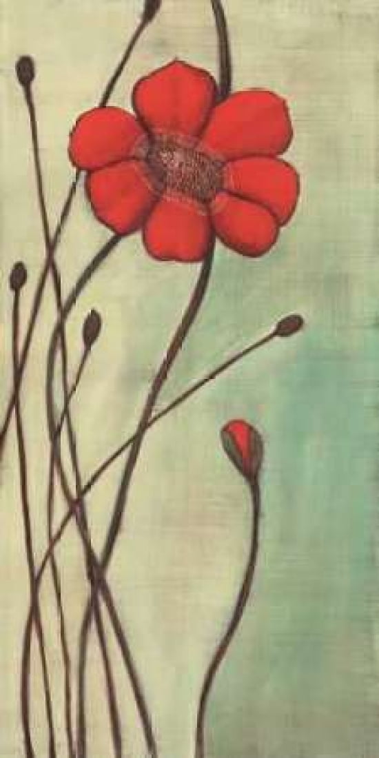Eclat Rouge Canvas Art - Ella Codo (10 x 20)