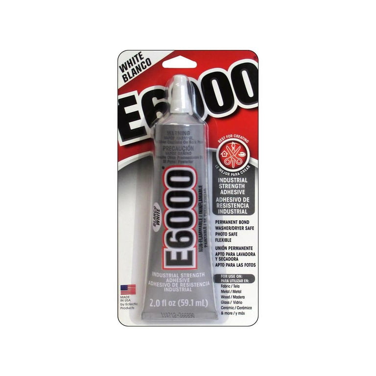 E6000 Industrial Strength Adhesive Glue Small. Medium, Large Tube  Rhinestone Glue Jewelry Supply 