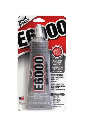 Eclectic E6000 Adhesive Glue, Industrial Strength, White, 800444, 2 fl. oz.