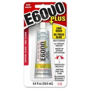 Eclectic E6000 PLUS No Odor Industrial Adhesive, Clear, 0.9 fl. oz.