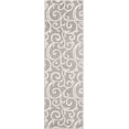 thumbnail image 1 of Eclectic Essentials Gray Bohemian Botanical Area Rug, 1 of 4
