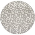 thumbnail image 1 of Eclectic Essentials Gray Bohemian Botanical Area Rug, 1 of 8