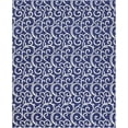 thumbnail image 1 of Eclectic Essentials Navy Bohemian Botanical Area Rug, 1 of 4