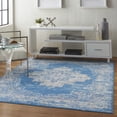 thumbnail image 1 of Eclectic Essentials Persian Center Medallion Blue Area Rug, 1 of 2