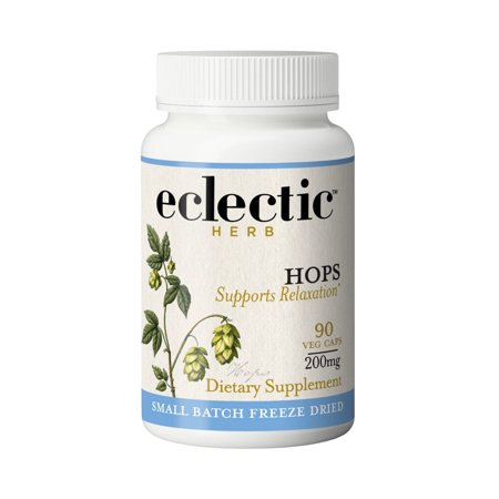 Eclectic Herb Freeze Dried, Hops, 200 mg, 90 Veg Caps