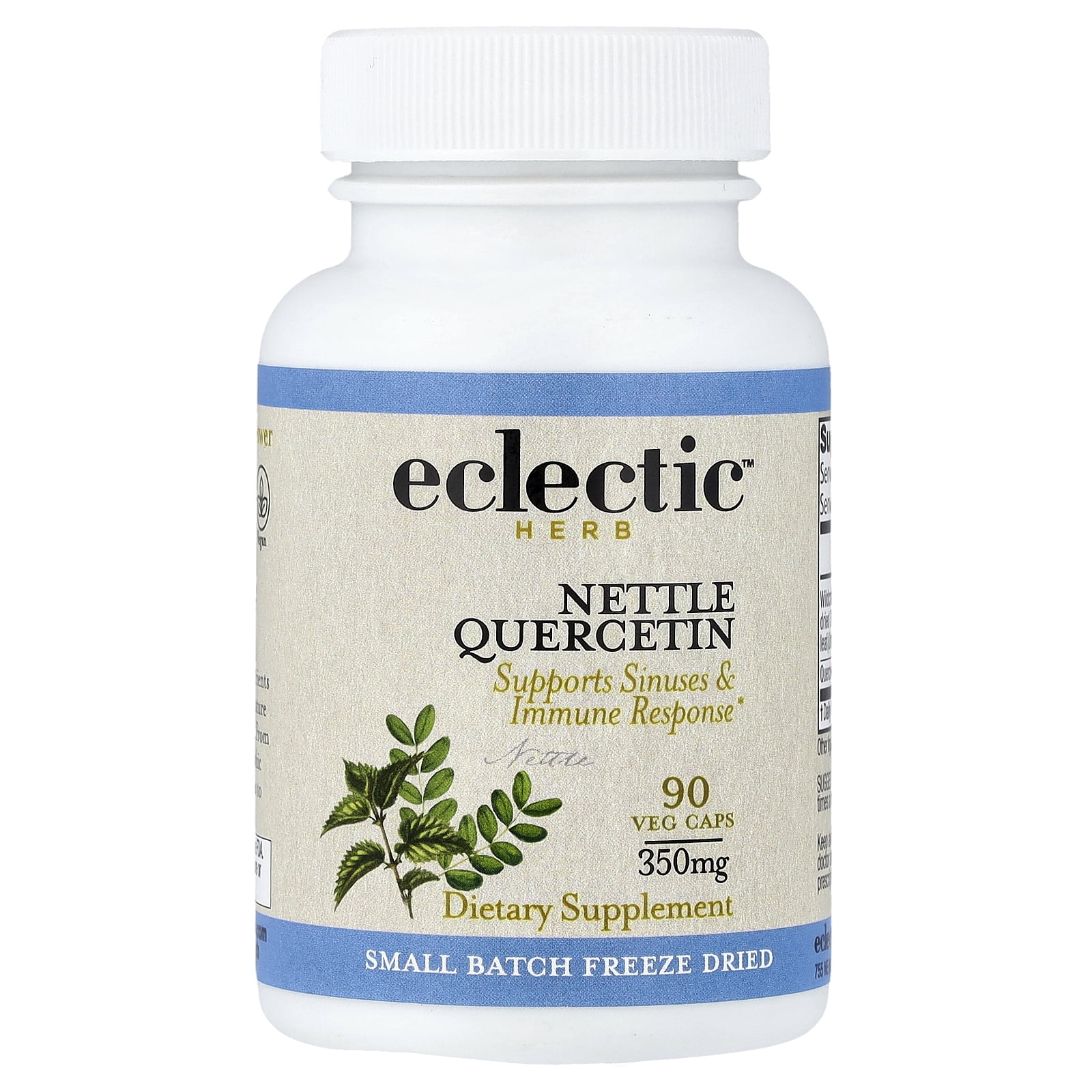 Eclectic Institute - Stinging Nettle Quercetin Fresh Freeze-Dried 350 mg. - 90 Vegetarian Capsules
