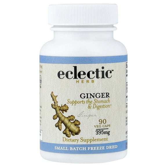 Eclectic Herb Ginger, 395 mg, 90 Veg Caps
