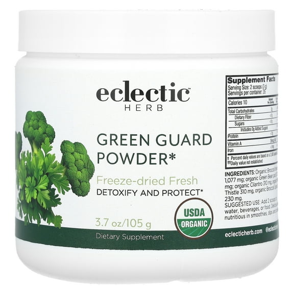 Eclectic Herb Green Guard with Broccoli 105 g Powder