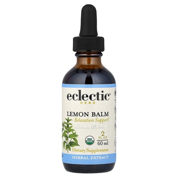 Eclectic Herb Lemon Balm Extract, 2 fl oz (60 ml)