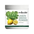 thumbnail image 1 of Eclectic Herb - Lemon Greens Powder Supplement | Immune + Detox Support | Nutritional Support, Vitamins + Minerals | Superfood Powder + Daily Greens Drink Mix | Non-GMO, Vegan (3.2 oz | 90 g), 1 of 8