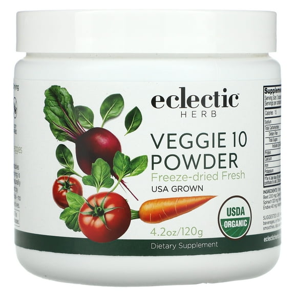 Eclectic Herb Veggie 10 Powder, 4.2 oz (120 g)