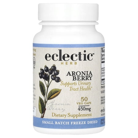 Eclectic Herb Aronia Berry, 50 Veg Caps (450 mg per Capsule)