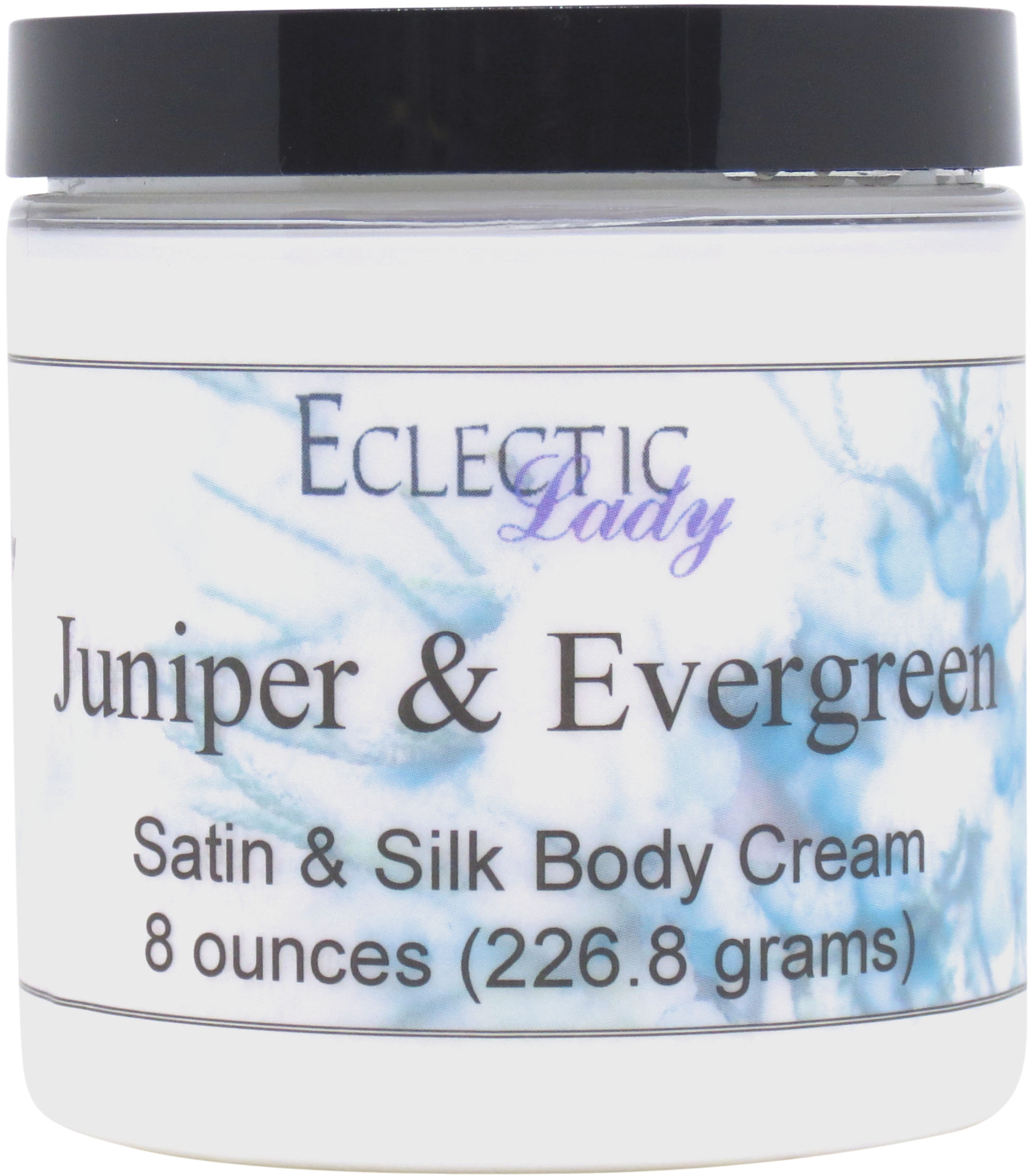 Eclectic Lady Juniper and Evergreen Satin and Silk Cream, Body Cream