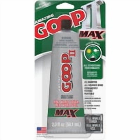 Eclectic Products Amazing Goop II Max All Weather Multi-Purpose Adhesive - Pack of 6 Bulk Value Case