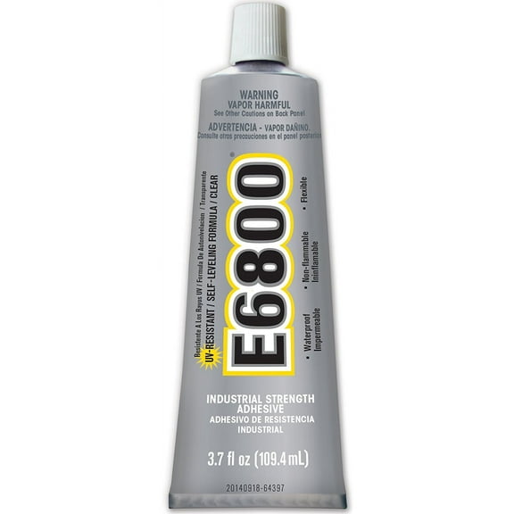 Eclectic Products Inc E-UV6800 CLEAR UV ADHESIVE Hardware Adhesives, 3.7OZ