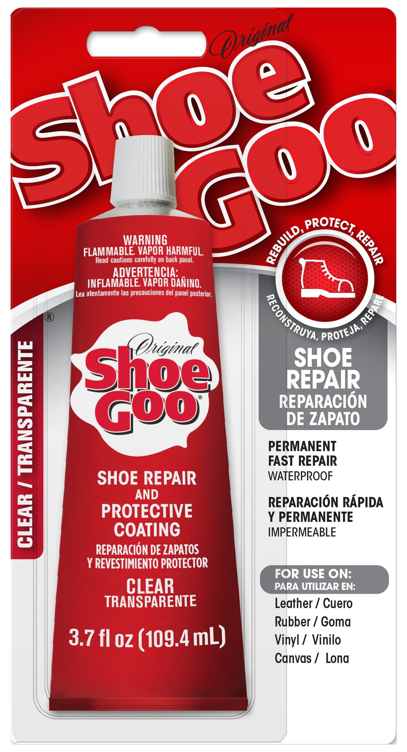 Generic TEOYAFLY Shoe Glue: Slowly-Dry Professional Grade Shoe Repair  Glue,Clear,4-Ounce Tube(2oz
