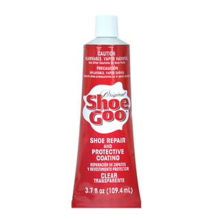 Shoe Goo Repair Adhesive for Fixing Worn Shoes or Boots, Clear, 3.7 Ounce  109.4ml, 4 Snip Tip Applicator Tips and Pixiss Spreader Tools 