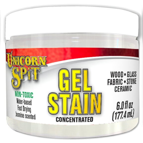 Eclectic Unicorn Spit Gel, Stain, and Glaze 6 oz, White Ning