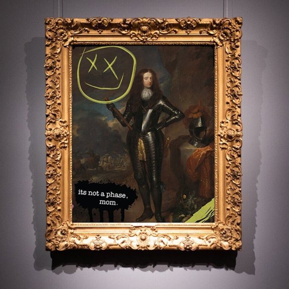 Eclectic Vintage Graffiti Gen Z Renaissance Series Wall Art Home Room Interior Decorative