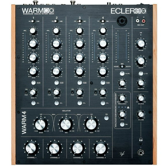 Ecler 4-Channel Analog Rotary DJ Mixer