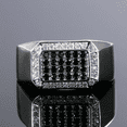 thumbnail image 1 of Eclet Jewels 14K White Gold Over Solitaire Rings for Her - 0.8 Ct Round Brilliant Cut Diamond Rings - Men's Rings for Wedding Engagement Gifts - Multi Diamond Silver Sterling Men's Rings for Gifts, 1 of 8