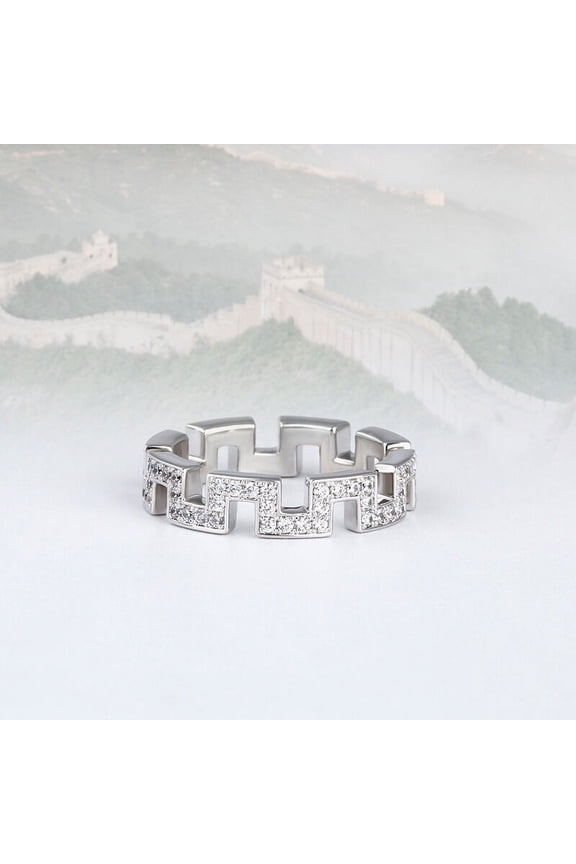 Brilliant 1.4 Ct Round Cut Diamond Ring - 14K White Gold Plated Wedding Anniversary Rings - Fine Diamond Beautiful Special Occasion Rings - Party Wear Diamond Rings - New Year Gifts