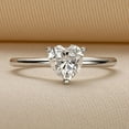 thumbnail image 1 of Eclet Jewels Heart Cut 1.9 Ct VVS1 Moissanite Ring - Solitaire Engagement Prong Set Ring - Anniversary Proposal Delicate Ring for Valentine's Day Gift - Custom Ring for Her, 1 of 8